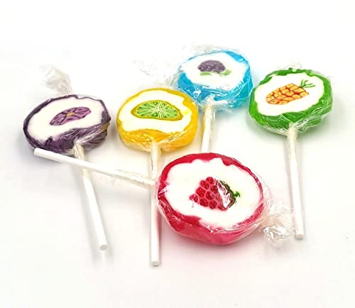 Sucettes rock fruits - tubo de 100