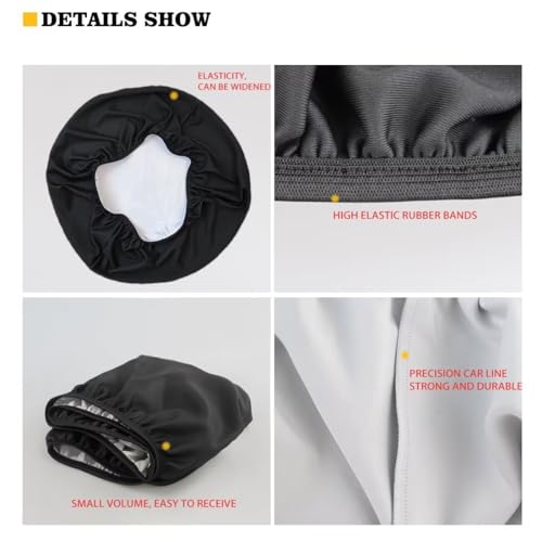 Image of Pensura Spare Tire Cover, Art Hill Pattern Stretchy Spare Tire Cover Waterproof Sun Protection Fit for Truck, SUV, Trailer, Camper 14-19 inch