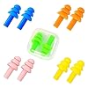 Quelcc Tapones Oidos, 5 Pares Tapones Oidos Natación Niños, Reutilizables para Tapones Oidos Ruido Dormir, Tapones Piscina para Natación, Dormir, Trabajar, Estudiar, Lugares Ruidosos