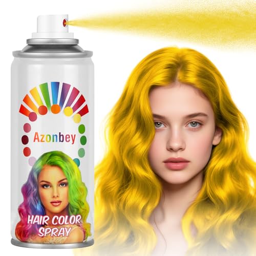 Blonde Temporary Hair Color Spray for Women Kids Man,Gold Hair Color Dye Spray Temporary,Colored hair spray,Color Hairspray for Halloween,Party,Cosplay,Christmas Day (Blonde)