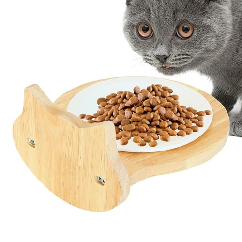 ケージ用の猫ボウル、サスペンションデザインのセラミックペットフードボウル、ケージに簡単な取り付け、犬、猫、ウサギ、小動物に最適、頑丈で掃除が簡単 耐久性と衛生のためのセラミック構造