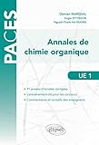  Annales de chimie organique UE 1