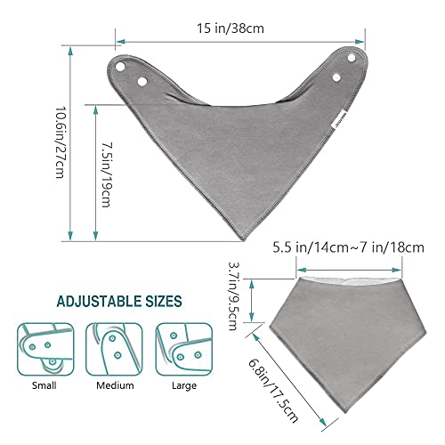 Yoofoss Baby Bibs 10 Pack Soft And Absorbent Baby Bandana Drool Bibs For Boys Girls #TOP1
