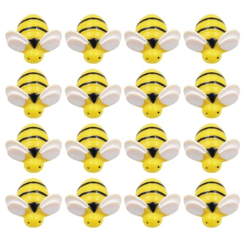 Chinchetas de resina amarilla tipo abejas creativas para corcho y exposiciones 2