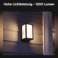 Philips Hue Impress Außen-Wandleuchte, Gartenbeleuchtung, Schmal – Ansicht 6