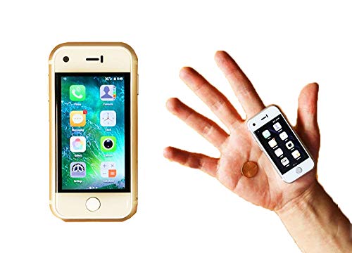 Mini Smartphone iLight 8+ World's Smallest 8Plus Android Mobile Phone, Super Small Tiny Micro 2.4" Touch Screen, 8S Design, Global Unlocked Great for Kids Tiny iPhone Look Alike