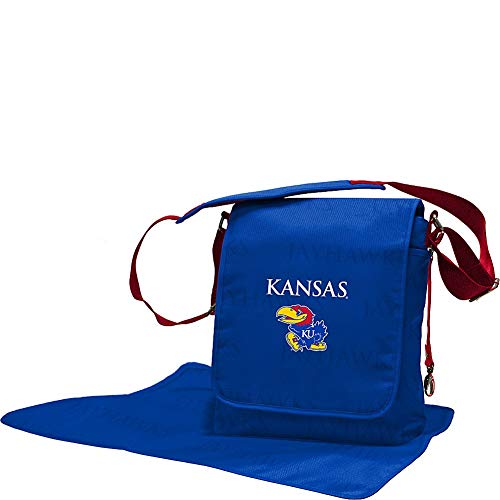 Lil Fan Diaper Messenger Bag, NCAA College Kansas Jayhawks