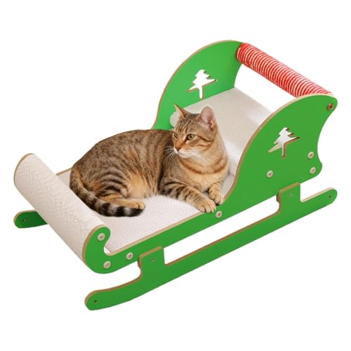 Cama rascadora para gatos – Juguetes rascadores resistentes al desgaste – Cama rascadora de papel corrugado para gatos | para gatitos pequeños, medianos y grandes, interiores, hogar, exteriores, sala
