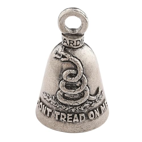 Image of Guardian Bell Good Luck Bell w /Keyring & Black Velvet Bag | Motorcycle Bell | Lead-Free Pewter | Made in USA