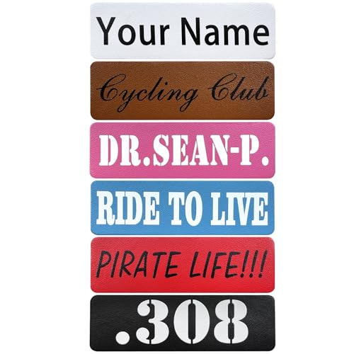 2 toppe personalizzate in pelle con nome