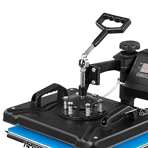 Prensa térmica 5 en 1 Clamshell 12 x 15 pulg 1250W miniatura 6