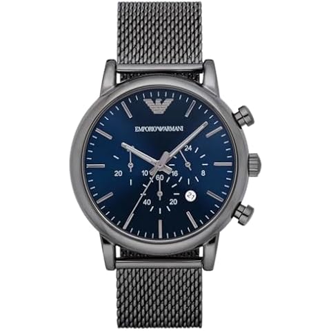Emporio Armani AR1979 Gunmetal Chronograph Watch Cover