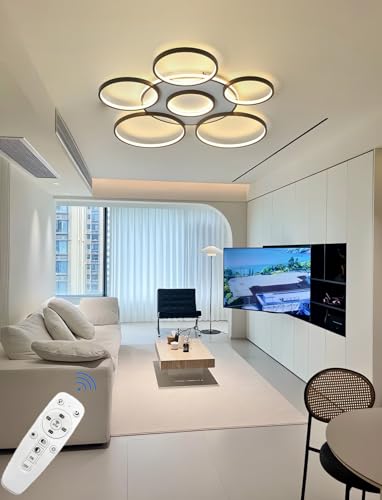 Plafonnier LED moderne en métal : l'élégance ultrafine pour grande pièce