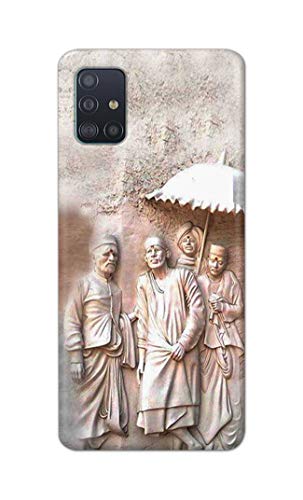 Image of Printed Hard Back Cover Case for Samsung Galaxy A71 | Samsung Galaxy A71S Back Cover (Sai Baba) -1803