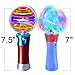 ArtCreativity Light Up Magic Ball Wand & Spinning Light Wand Set – LED Light Spinner Wands for Kids, Includes Flashing Light Up Spinner – Sensory Toys for Kids with Autism – Batteries Included