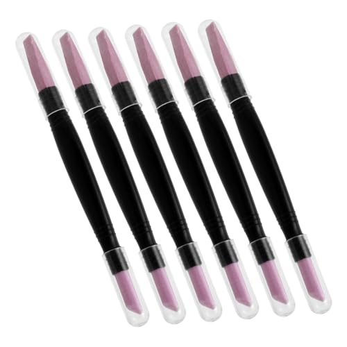 PACKOVE 6 piezas Lápices Pulidores para Uñas Multifuncionales Herramienta Dual para Eliminar Cutículas y Muerta Bolígrafo de Manicura para Limar y Pulir Uñas Práctico y Portátil para
