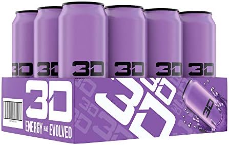 3D Energy Drink - Purple - 12 Pack
