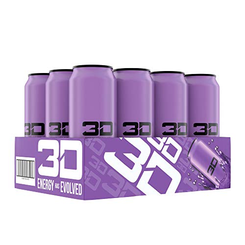 monster grape - 3D Energy Drink - Purple - 12 Pack