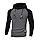TARAINYA Pull Homme Sweat à Capuche Manches Longues Hoodies Pullover Casual avec Cordon Serrage Ajustable Gris foncé Noir XL