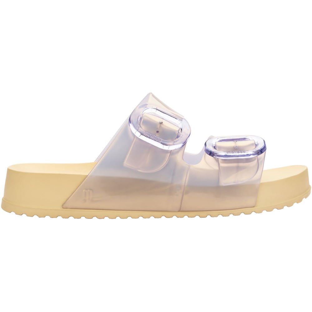 melissa Women's Cozy Slide Ad Flat Sandals, yellow, 35/35.5 EU