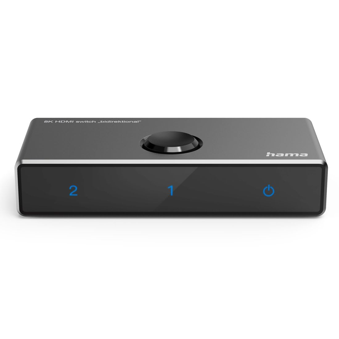 Hama Switch HDMI 8K (2 in 1 out/1 in 2 out, 8K HDMI Switch per TV, PC, monitor, lettore Blu-ray, console, proiettore)