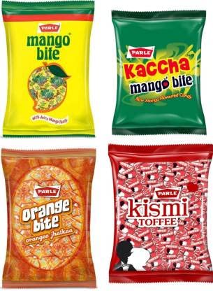 PARLE Kaccha Mango bite , Mango bite, kis mi and Orange bite Combo Pack 200 pc Sweet Toffee (4 x 100 Pieces) (B0BRY5RJPQ) Amazon Price History, Amazon Price Tracker