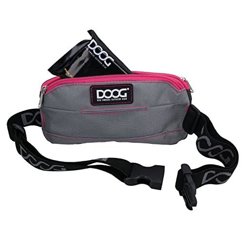 Mini sac de ceinture pour promener un chien ou courir léger avec rangement gris