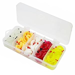 Lourand Zachte Vissen Lokken 5 Kleuren Kunstmatige Worm Vissen Lokt Creatieve Realistische Finshing Lokken 1.9 CM Biomimetische PVC Trekt Aas Vissen Accessoire