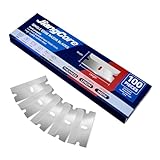 100 Count Single Razor Edge Blades – Premium SK5 Carbon Steel, Ultra-Sharp & Durable for Professional Shaving, DIY Crafts and Industrial Use
