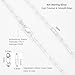 Waitsoul 925 Sterling Silver Paperclip Lobster Clasp Chain 3mm Necklace for Women Men Diamond Cut Silver Necklace Chain 16-30 Inches(24)