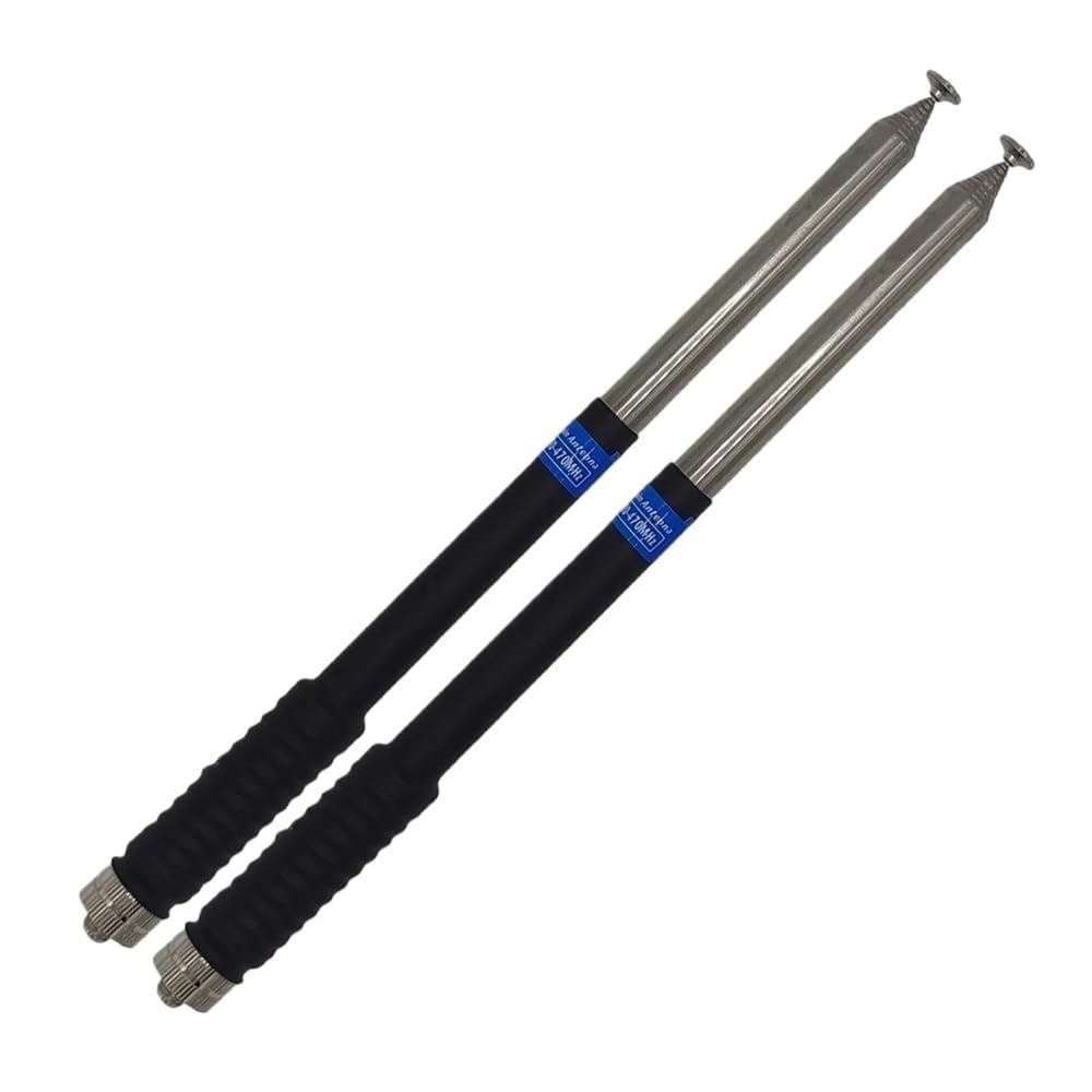 Antenna telescopica FP10120 SMA-Femmina 212-1265mm U/V Antenna walkie-talkie ad alto guadagno adatta for BAOFENG adatta for KENWOOD adatta for QUANSHENG radio bidirezionale(2P UHF400-470MHz)