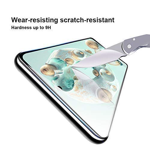 Image of ZARALA Tempered Glass Screen Protector Compatible for (Black) with Edge to Edge Coverage and Easy Installation kit (IQ00 Z5)