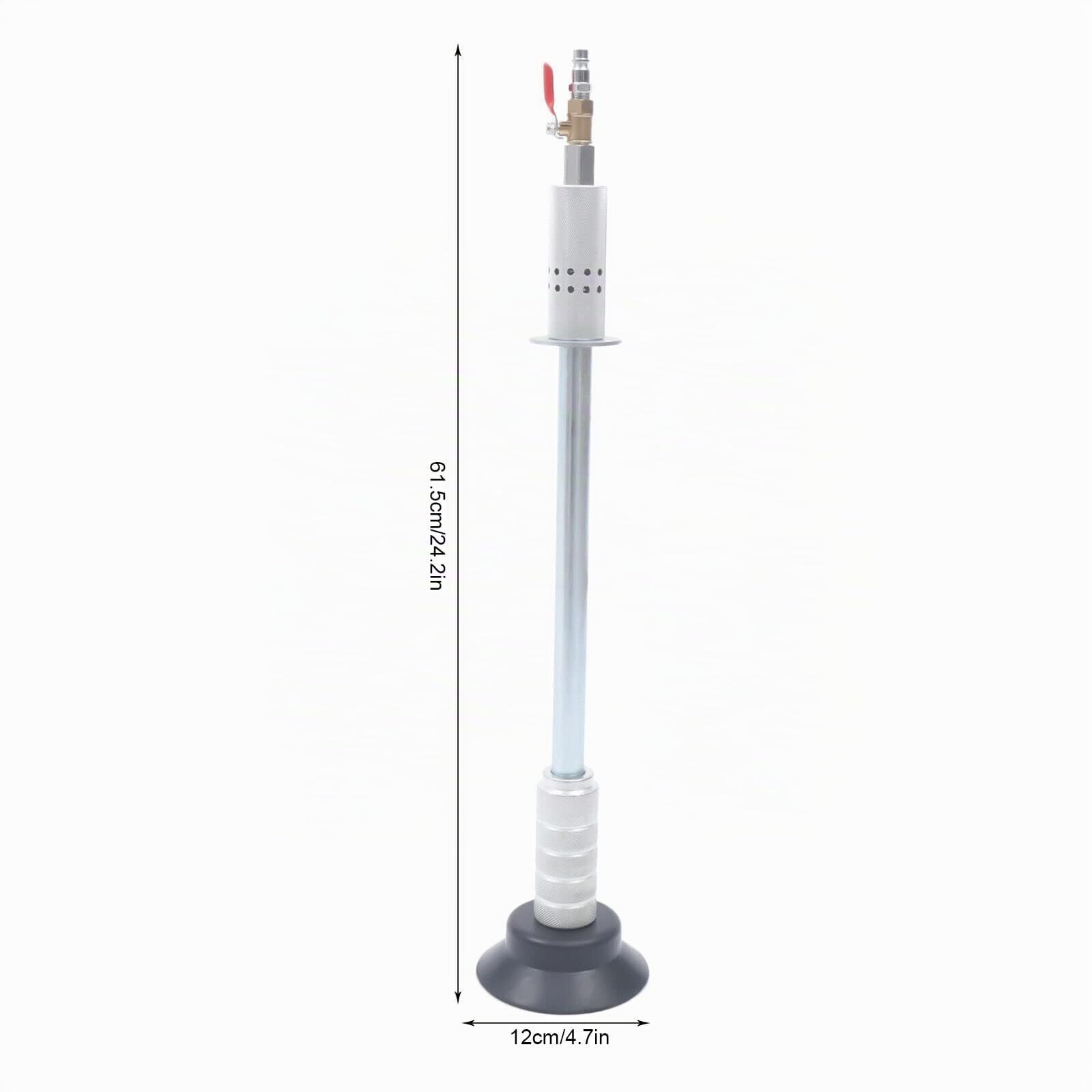 Kit de débosselage pour véhicules Kit d'outil de débosselage à air comprimé Ensemble d'outils 620mm Marteau à bosse Débosseleur Outil de débosselage