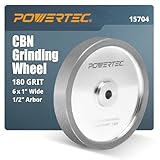 POWERTEC CBN Grinding Wheel 6 Inch 180 Grit, 1