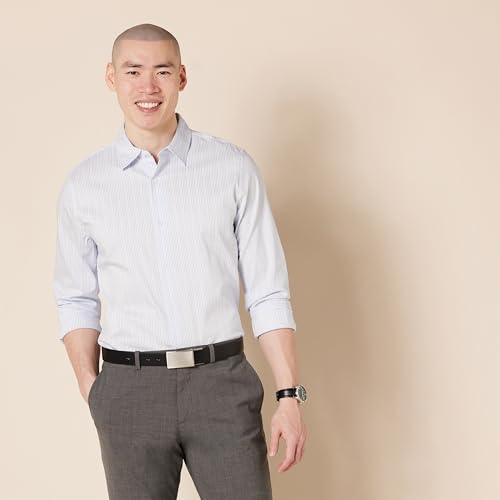 Amazon Essentials Men's Leather Reversible Plaque Dress Belt4