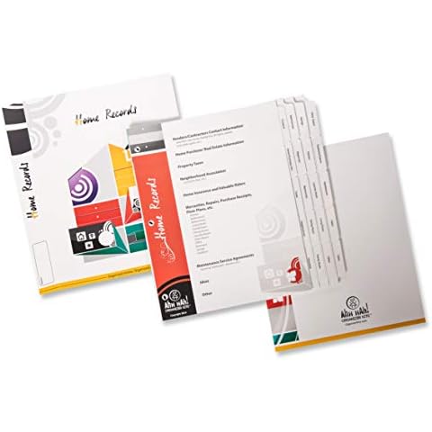 Ahh Hah! Organizer Kit: Home Records - Index Tabs for a Three-ring Binder (Binder not included)) Cover