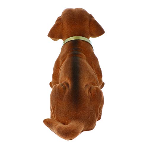 RAKSO Original Dackel mit Gelenk, groß, 29 cm, Mehrfarbig, Tierdruck, Wohndeko, Figurine