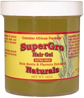 AFRICAN FORMULAS Supergrow Extra Hold Hair Gel, 16 OZ