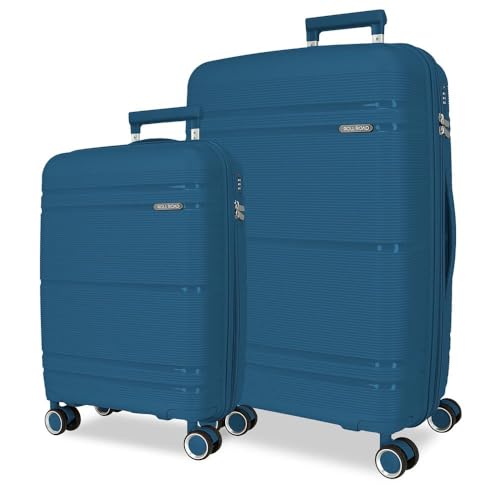 Roll Road Universe Juego De Maletas Azul 55 65 Cms Rígido 5,6 Kgs Cierre Tsa Polipropileno 5,6 Kgs 102l Equipaje De Mano Roll Road Universe Juego De Maletas Azul 55 65 Cms Rígido 5,6 Kgs Cierre Tsa Polipropileno 5,6 Kgs 102l Equipaje De Mano