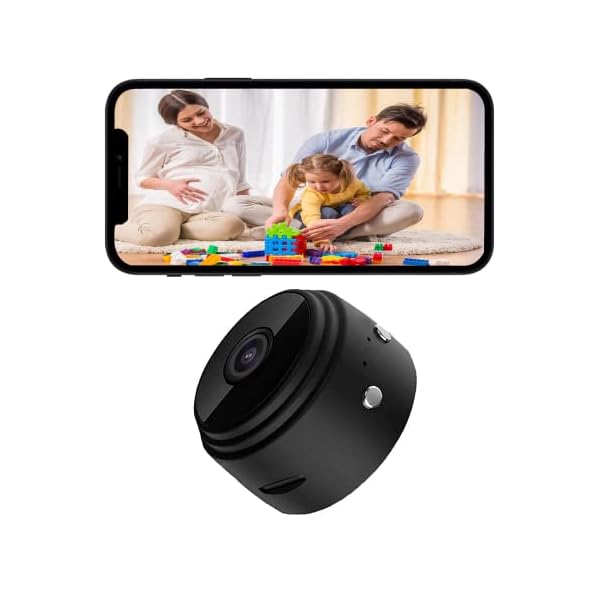 SAANTE Spy Camera Hidden Camera,1080P Magnetic Spy Camera? Detector Wireless Camera for Home Office Security?Indoor Hidden Nanny Camera with Night Vis