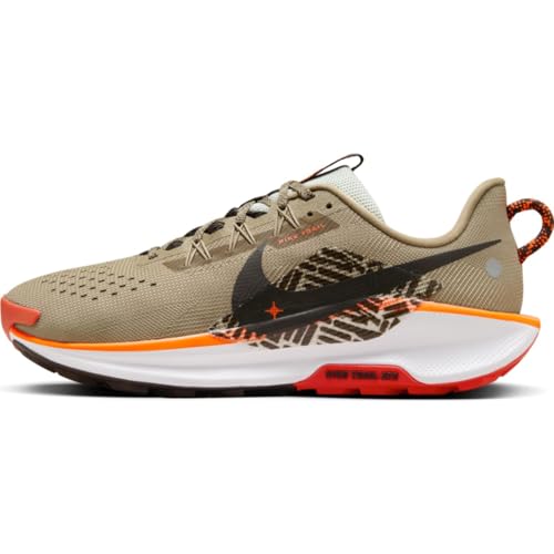 Nike Pegasus Trail 5 Traillaufschuh für Herren, Zapatillas para Carreras de montaña Hombre, Caqui Terciopelo Marrón Hyper Crimson, 40.5 EU