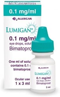 LUMIGAN 0.1mg/ml Bimatoprost for eyelash and eyebrows growth