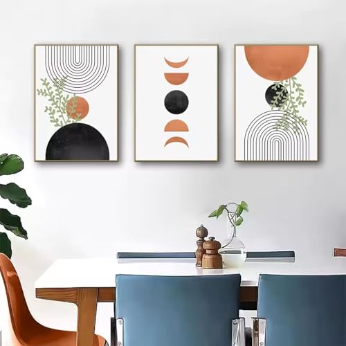 Affiche d'art mural abstrait Boho TONGYINLI pour salon moderne - 4