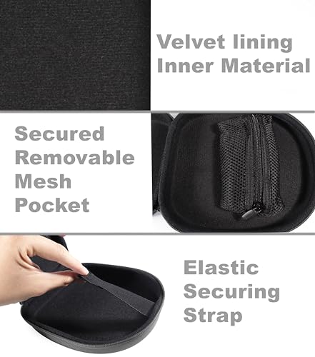 Image of Case for Bose QuietComfort Bluetooth Headphones with Microphone, QuietComfort 45, 35, 35 II, Replacement case only (Tweed)