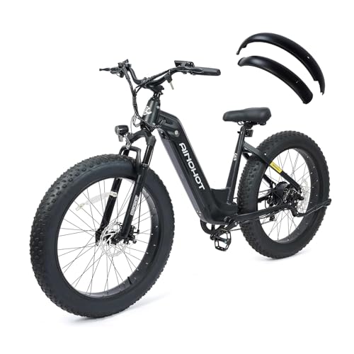 Terra Electric Bike for Adults, 26"x4.0" Fat Tire Electric Bike,