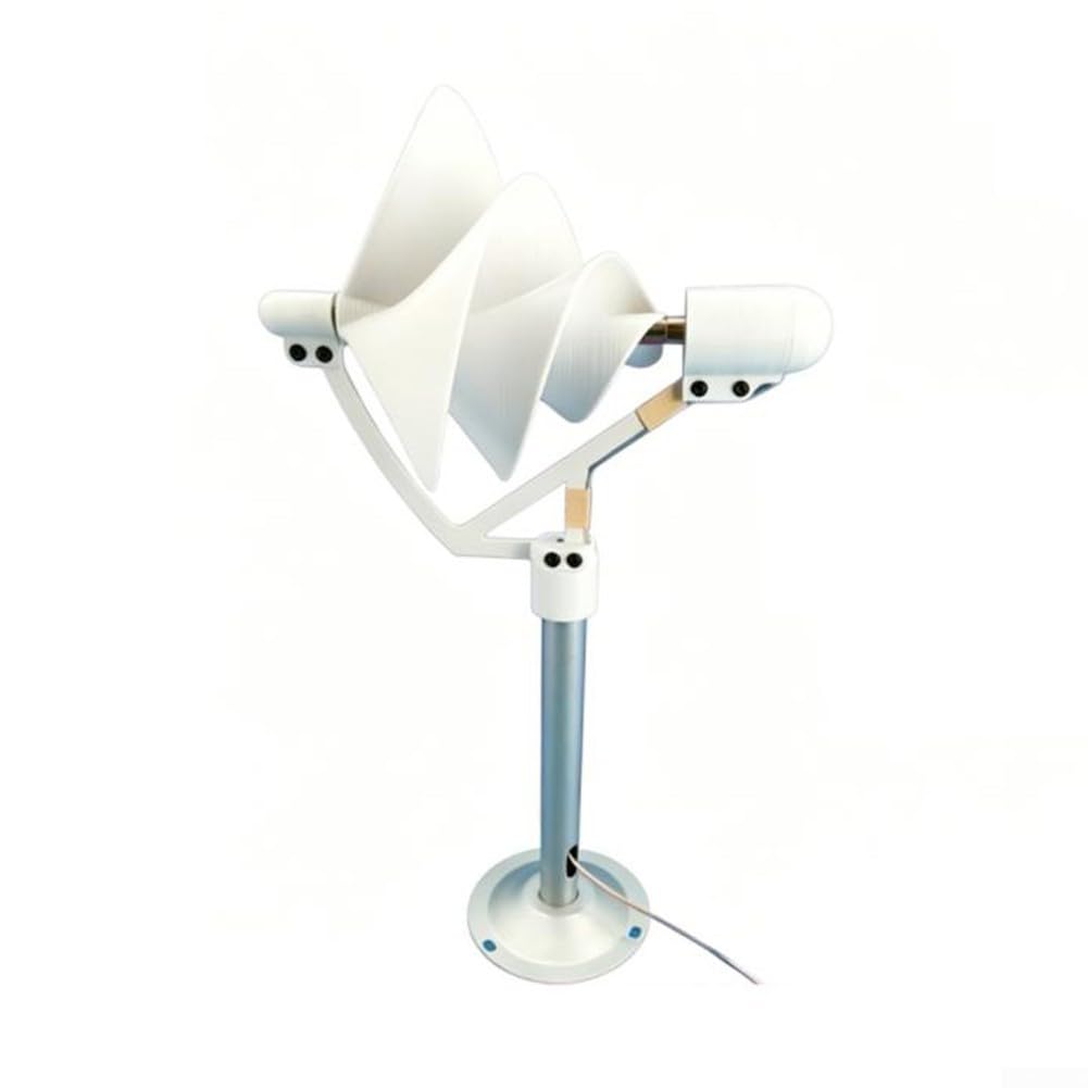 Generatore eolico verticale, 10 W, design a spirale Archimede per modelli e display di scienze energetiche da giardino domestico