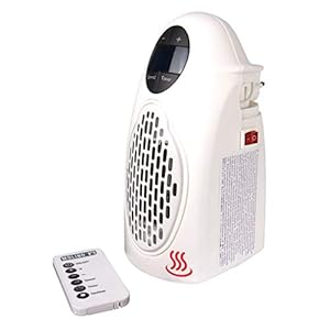 Energiebesparende elektrische mini kachel met afstandsbediening, elektrische verwarming in het stopcontact tot 22 m²…