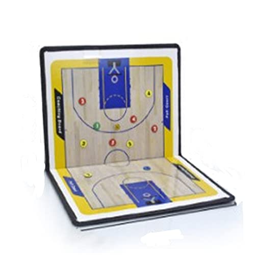 LVUNZJCA Lavagna tattica di calcio, lavagna professionale per spiegazioni di calcio, scacchi in ardesia, tavola da basket per allenamento di calcio (44 x 22 x 32 cm)