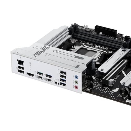 Image of ASUS Prime X870-P-CSM AMD AM5 X870 ATX Business Motherboard, 14+2+1 80A DrMOS Power Stages, DDR5, PCIe 5.0, PCIe 5.0 x16, 4X M.2, 2.5Gb LAN, HDMI, USB4, USB Type-C, ASUS Control Center Express
