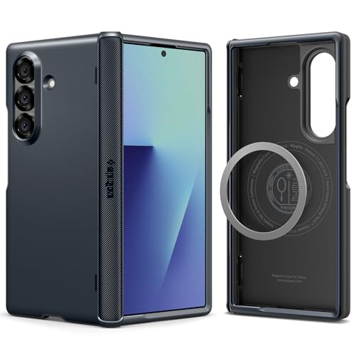 Image of Spigen Slim Armor Pro MagFit for Samsung Galaxy Z Fold 7 Case, Galaxy Z Fold 7 Back Cover (2025) - TPU+PC|Metal Slate